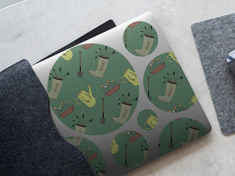 hunter gear gardening DIY Laptop Stickers