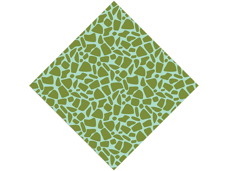 Hunter Green Cobblestone Vinyl Wrap Pattern