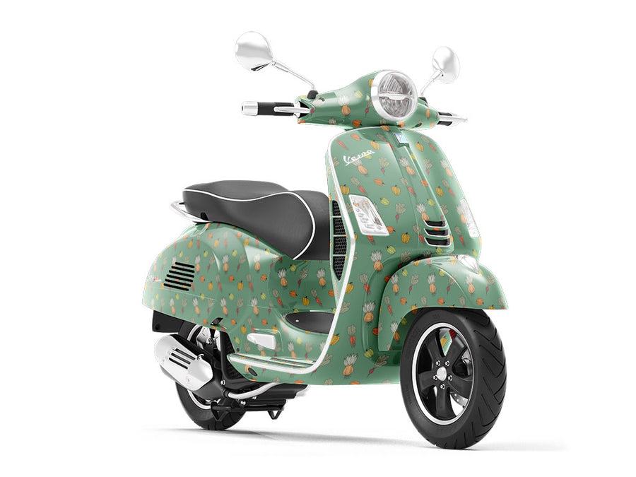 Hunter Harvest Gardening Vespa Scooter Wrap Film