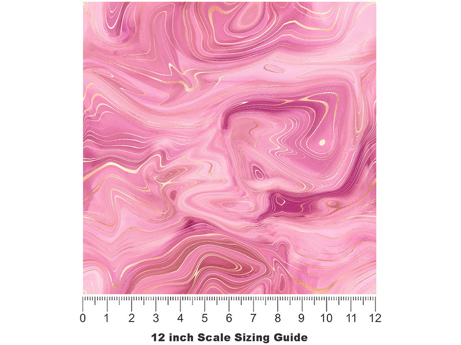 Hyaline Gemstone Vinyl Film Pattern Size 12 inch Scale~Rwraps Hyaline Gemstone Sizing Chart~2