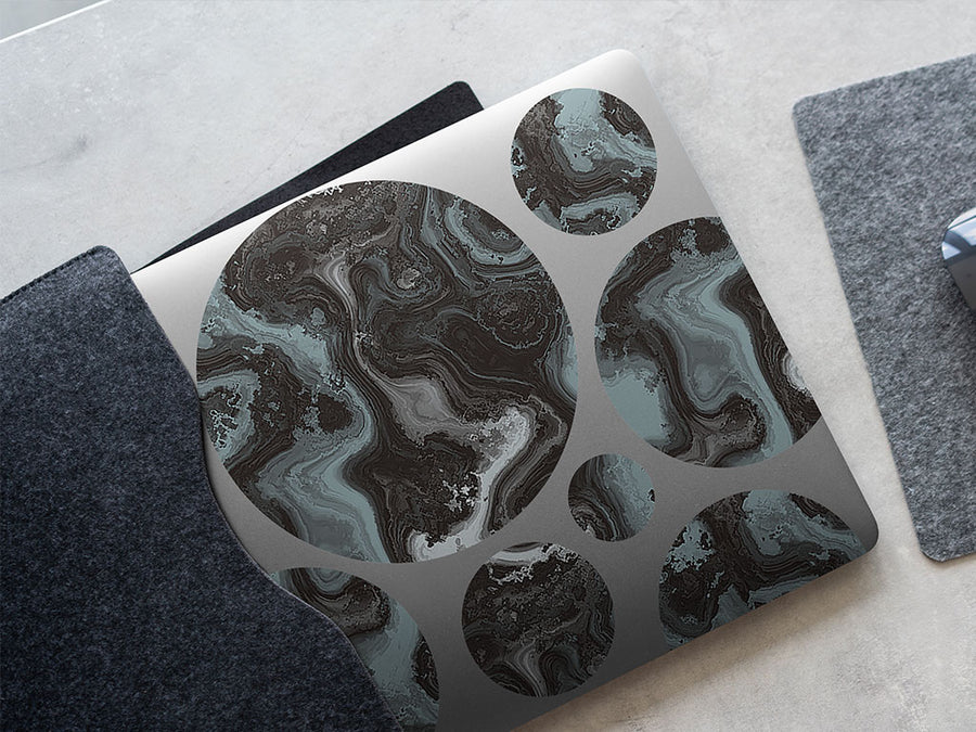 hydraulic flow epoxy resin DIY Laptop Stickers