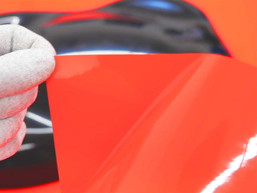 Rwraps Hyper Gloss Red Film~Rwraps Hyper Gloss Red Vinyl Liner~1