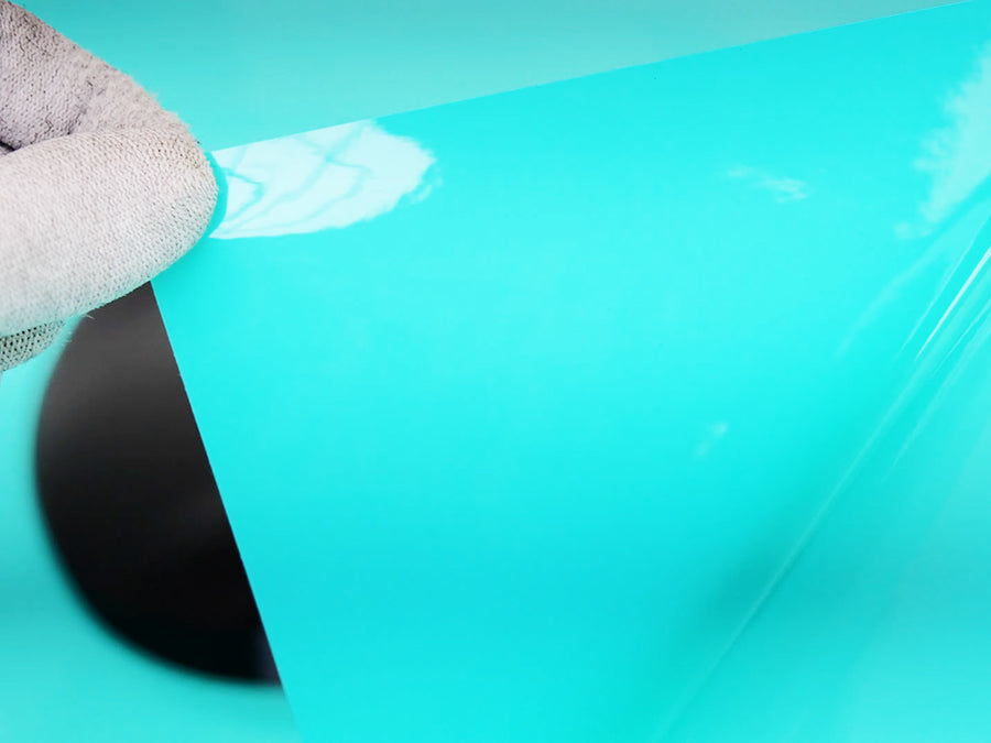 Rwraps Hyper Gloss Turquoise Film~Rwraps Hyper Gloss Turquoise Vinyl Liner~1