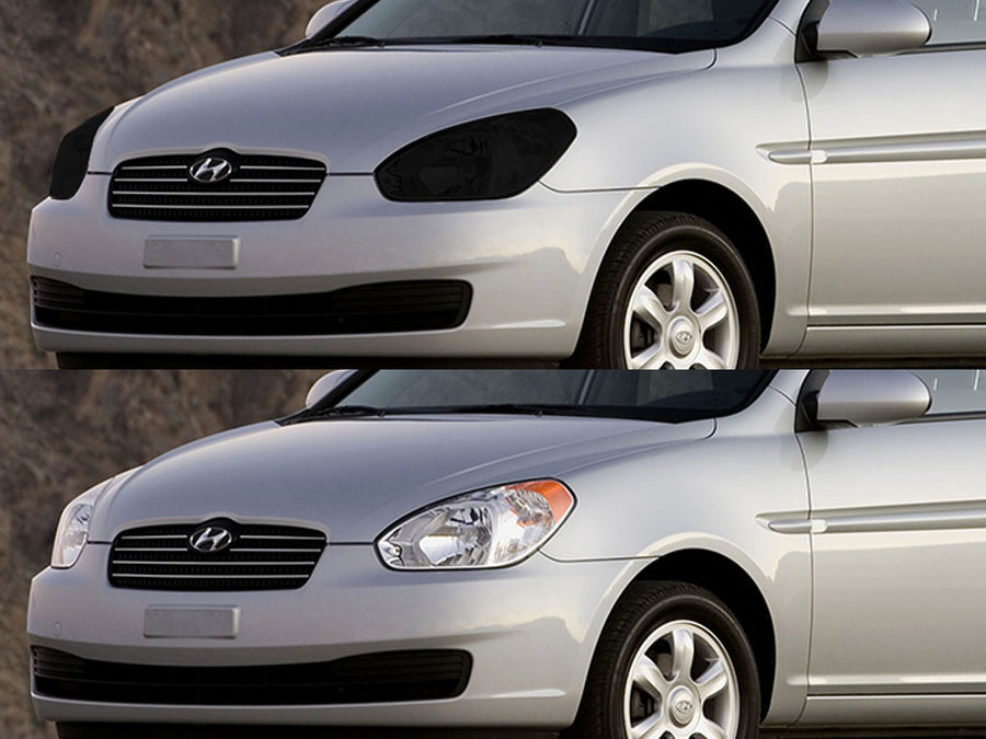 hyundai accent 2006-2011 Headlight Tint Appearance