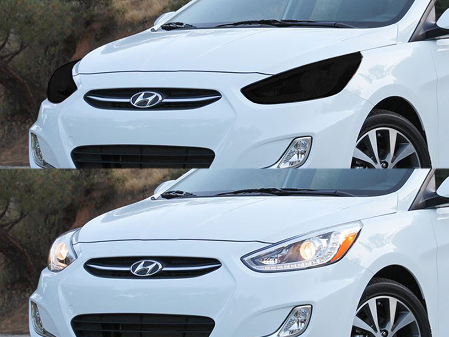 hyundai accent 2012-2017 Headlight Tint Appearance