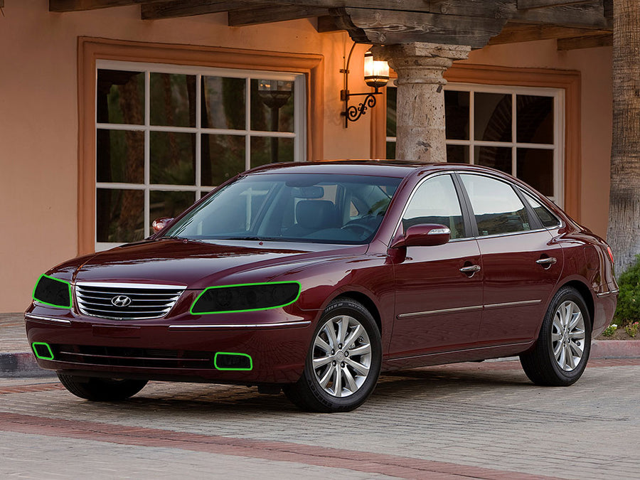 hyundai azera 2006-2011 Headlight Tint Location