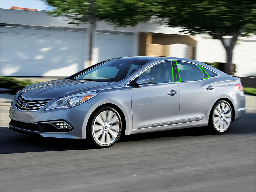 hyundai azera 2012-2017 Pillar Post Trim Installation Location