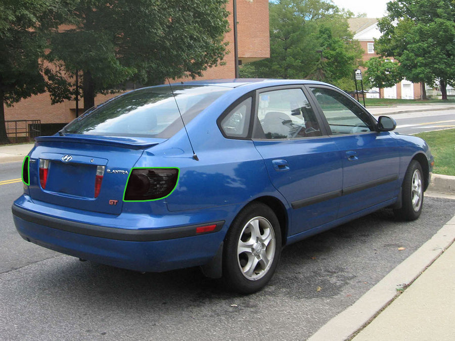 elantra (hatchback) Tail Light Tint Installation Points