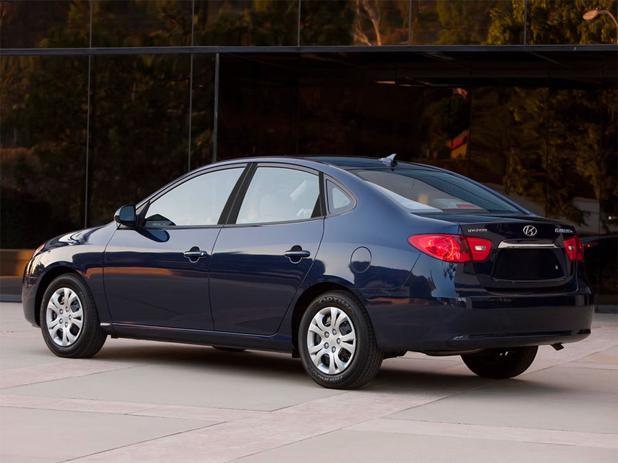 hyundai elantra 2007-2010 (sedan) Matte Black Pillar Trim