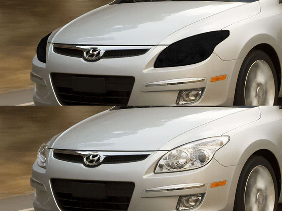 hyundai elantra 2009-2010 (touring) Headlight Tint Appearance