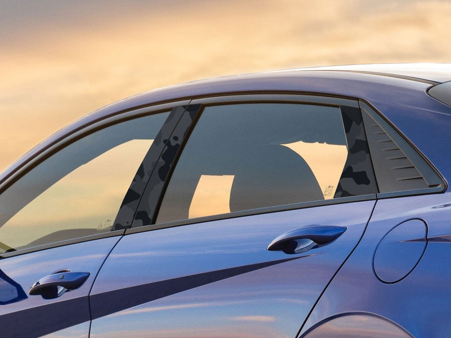 hyundai elantra 2021-2024 Camo Pillar Cover Diagram