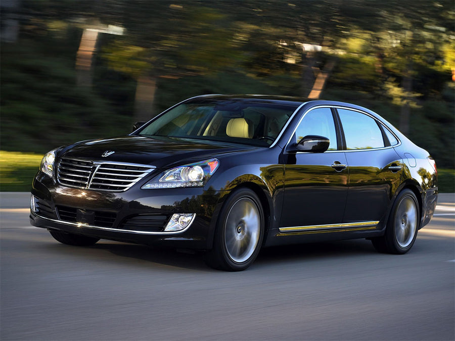 hyundai equus 2011-2015 Piano Black Pillar Trim