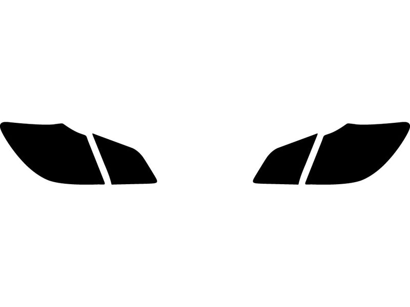 hyundai (sedan) Precut Tail Light Tint Diagram