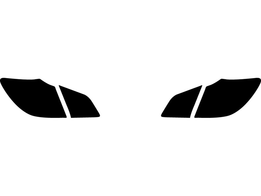 hyundai (sedan) Precut Tail Light Tint Diagram
