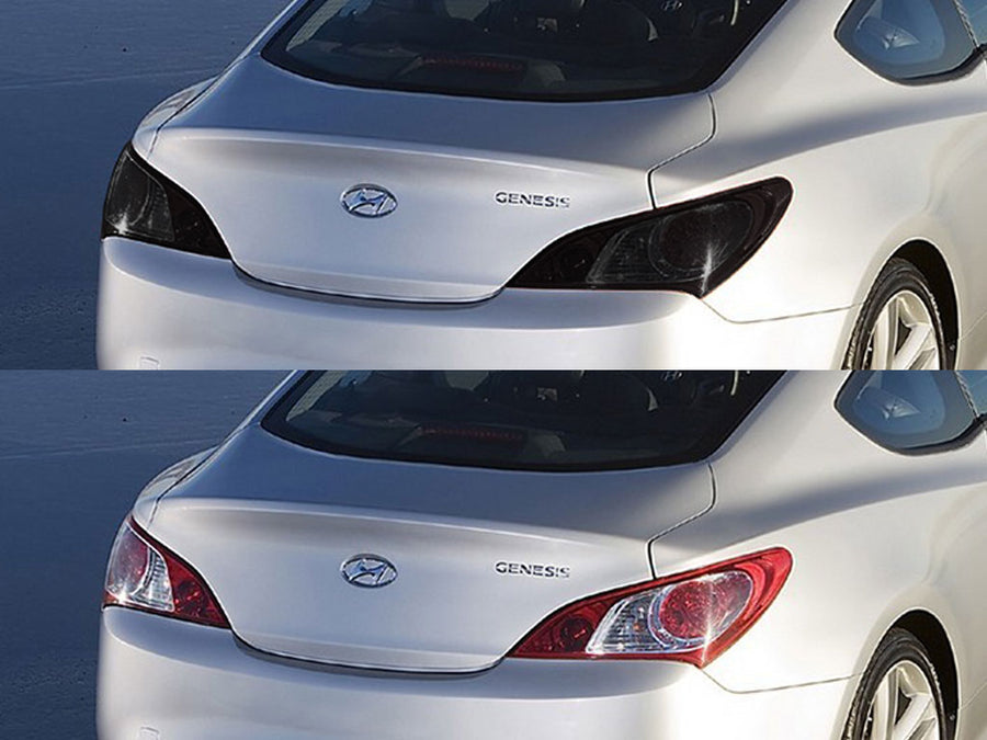 hyundai (coupe) Before and After Smoked Taillights