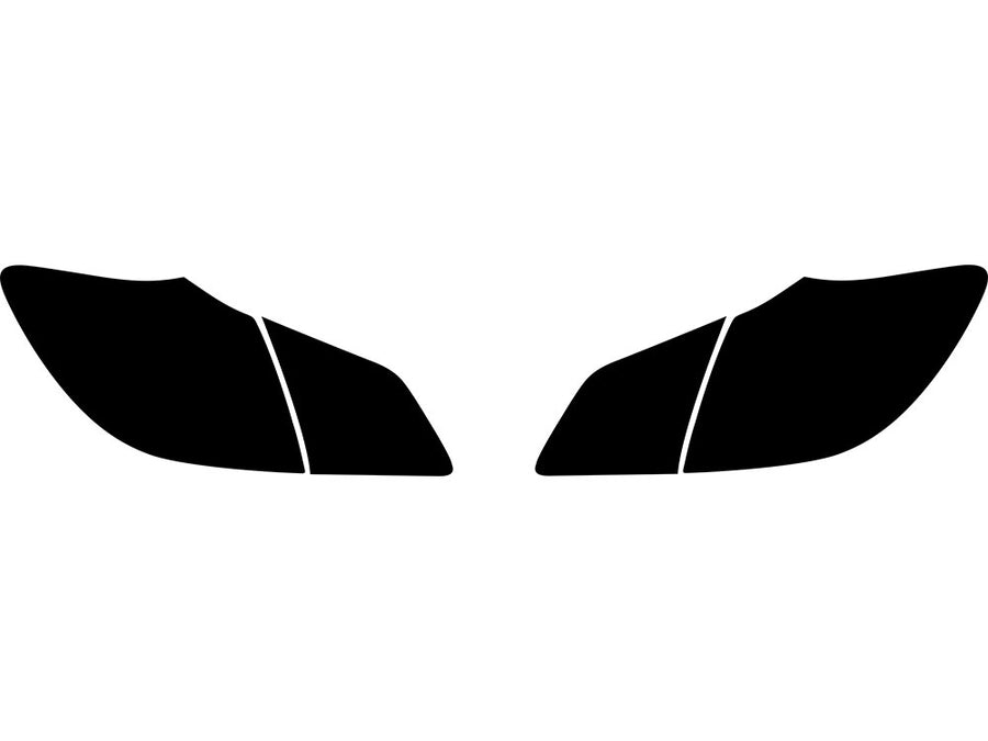 hyundai (sedan) Precut Tail Light Tint Diagram