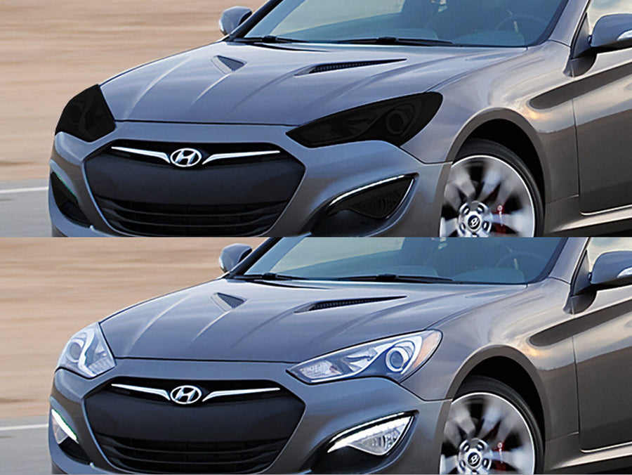 hyundai genesis 2013-2016 (coupe) Headlight Tint Appearance