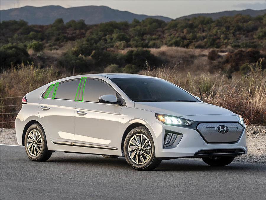 hyundai ioniq 2017-2021 Pillar Post Trim Installation Location