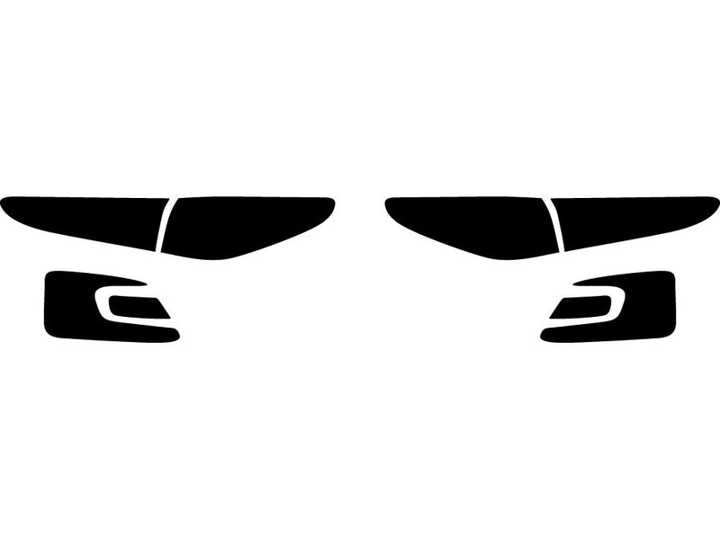 kona Precut Tail Light Tint Diagram