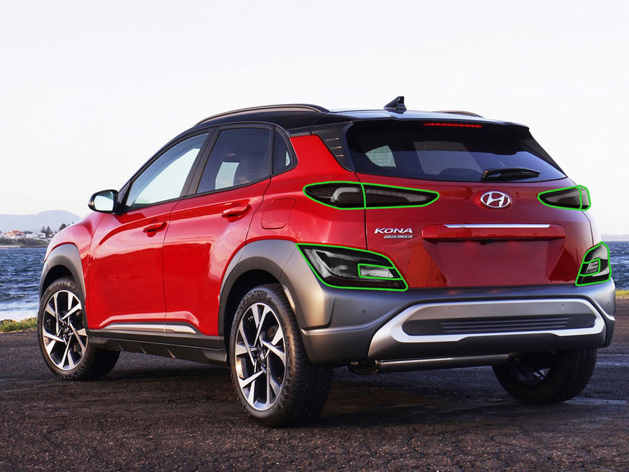 kona Tail Light Tint Installation Points