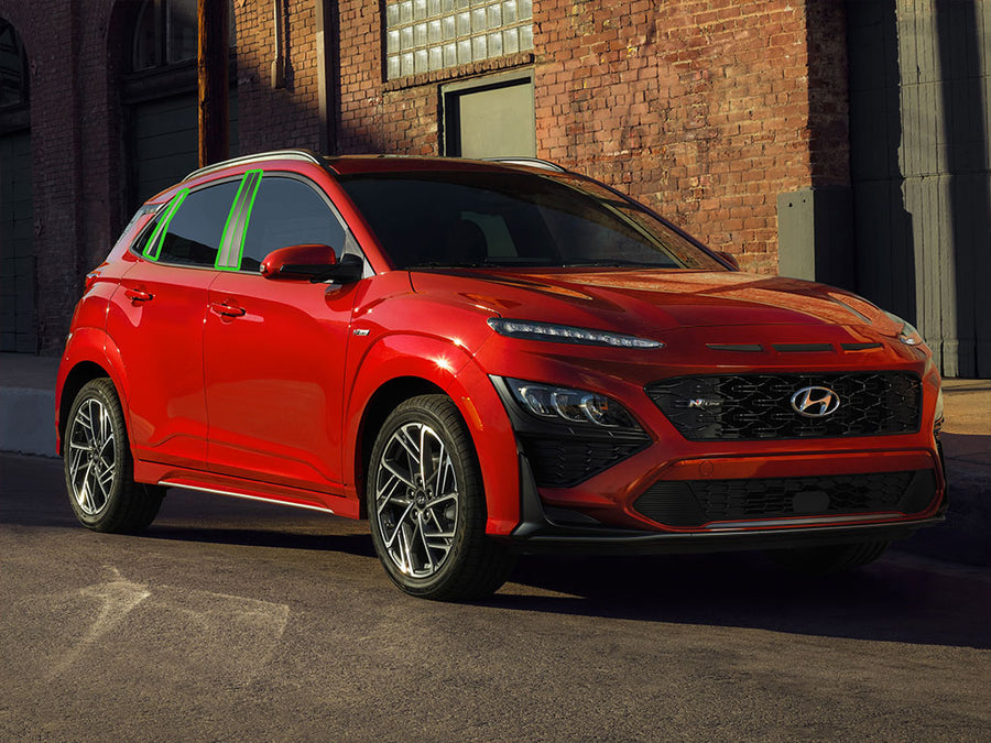 hyundai kona 2018-2023 Pillar Post Trim Installation Location