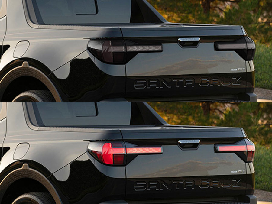 santa cruz Before and After Smoked Taillights