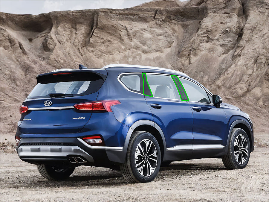 hyundai santa fe 2013-2018 Pillar Post Trim Installation Location
