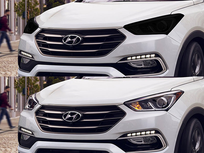 hyundai santa fe 2013-2018 (sport) Headlight Tint Appearance