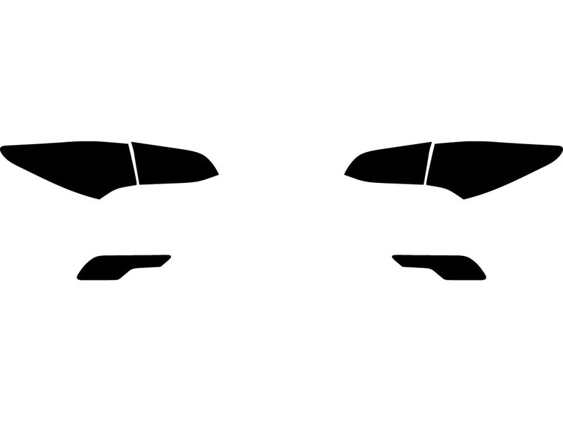santa fe (sport) Precut Tail Light Tint Diagram