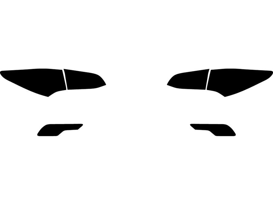 santa fe (sport) Precut Tail Light Tint Diagram