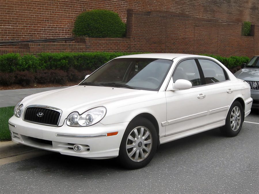 hyundai sonata 2002-2005 Matte Black Pillar Trim