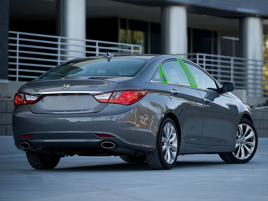 hyundai sonata 2011-2014 Pillar Post Trim Installation Location
