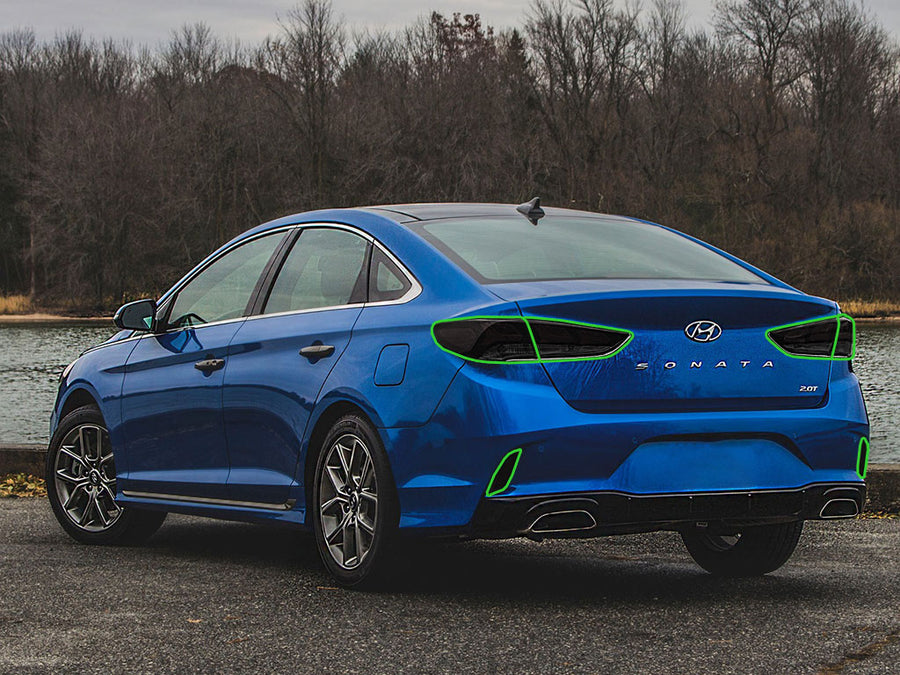 sonata Tail Light Tint Installation Points