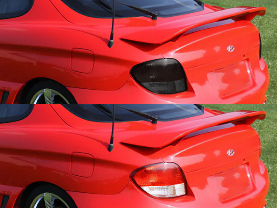 tiburon Before and After Smoked Taillights