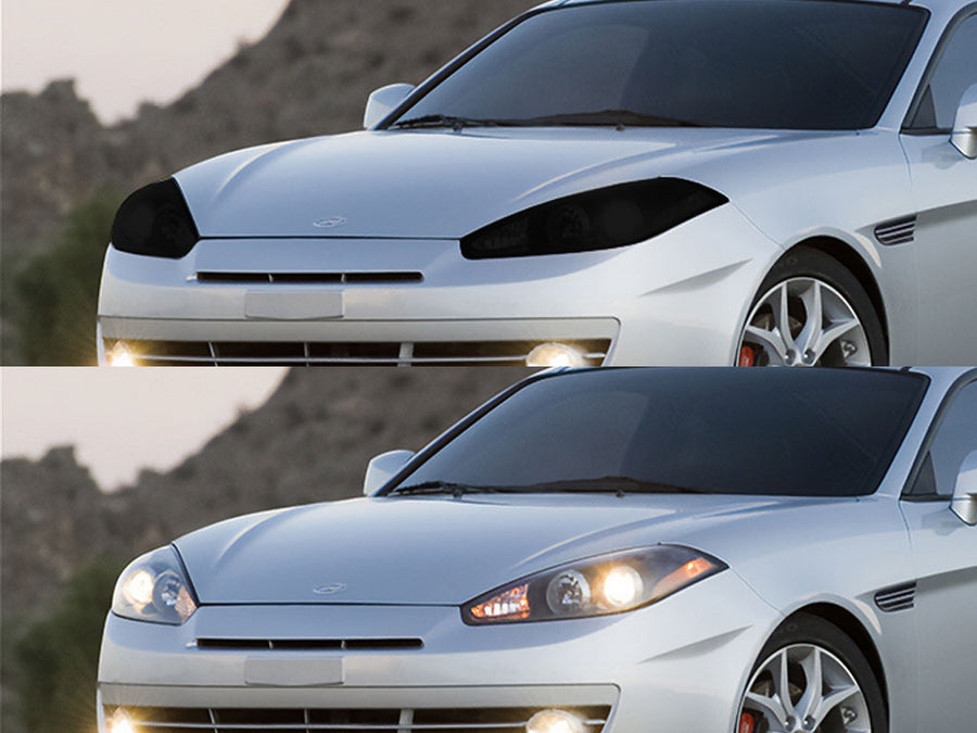 hyundai tiburon 2005-2006 Headlight Tint Appearance