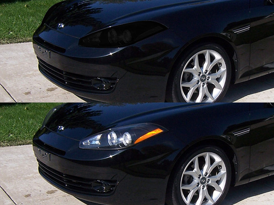 hyundai tiburon 2007-2008 Headlight Tint Appearance