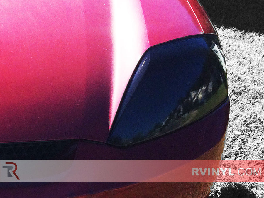 Wrapped Tiburon Headlights