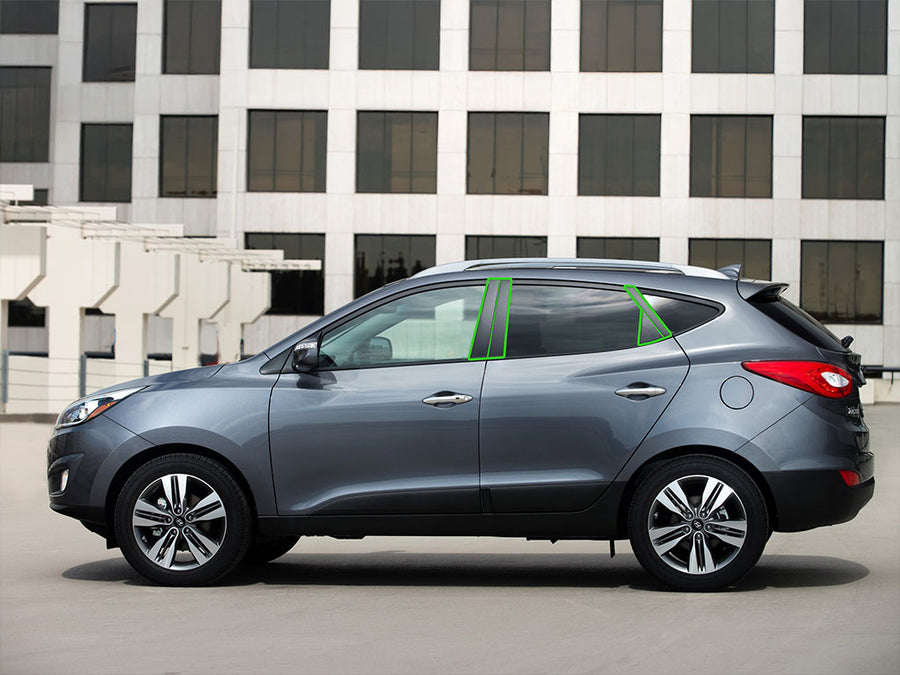 hyundai tucson 2010-2015 Pillar Post Trim Installation Location