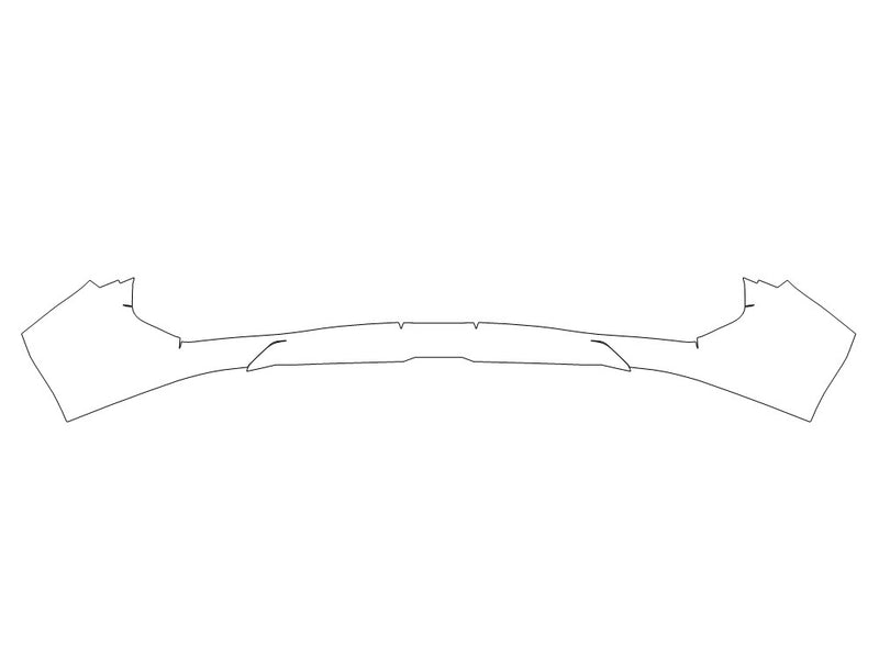 tucson 3M Clear Bra Door Cup Precut PPF Diagram