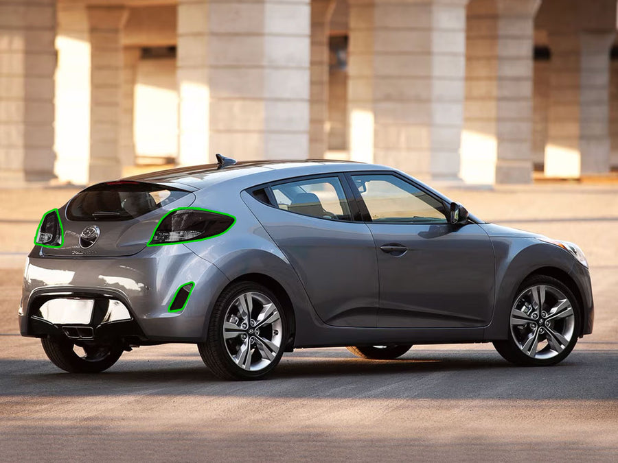 veloster Tail Light Tint Installation Points