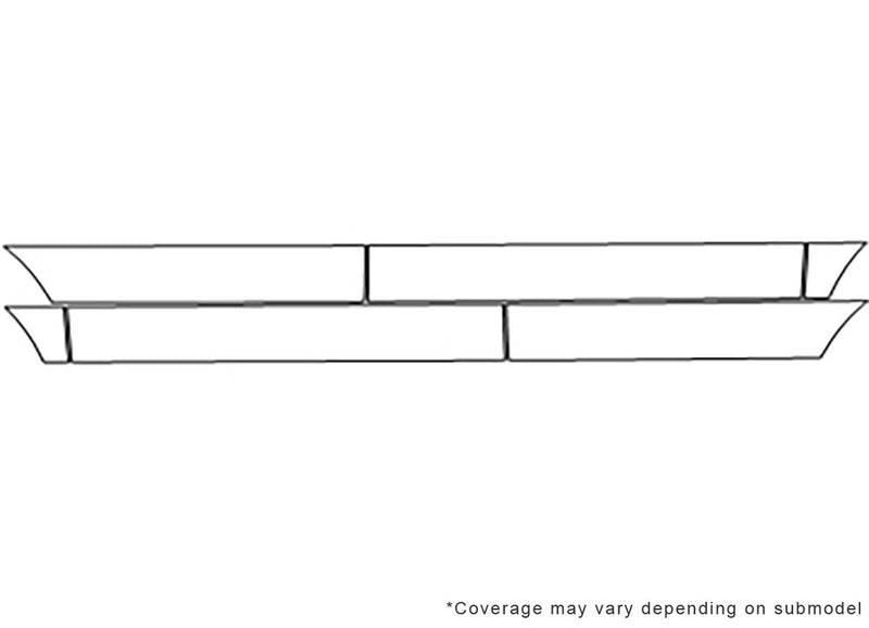 veracruz 3M Clear Bra Door Cup Precut PPF Diagram