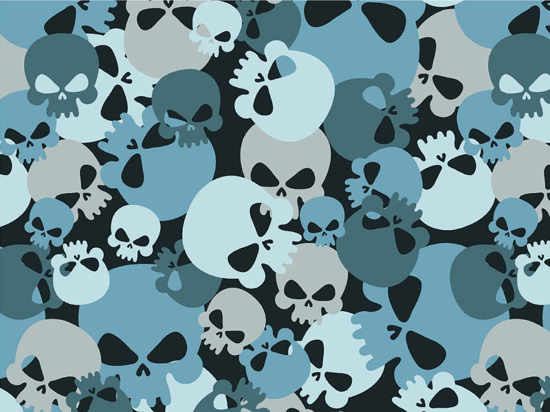 Ice Calvaria Halloween Vinyl Wrap Pattern~Rwraps Series 914 Digitally Printed Vinyl Wrap~0