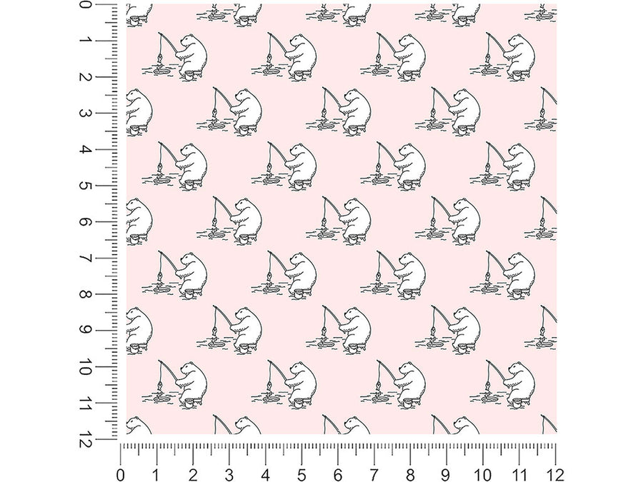 ice fishing animal 1ft x 1ft Craft Sheets