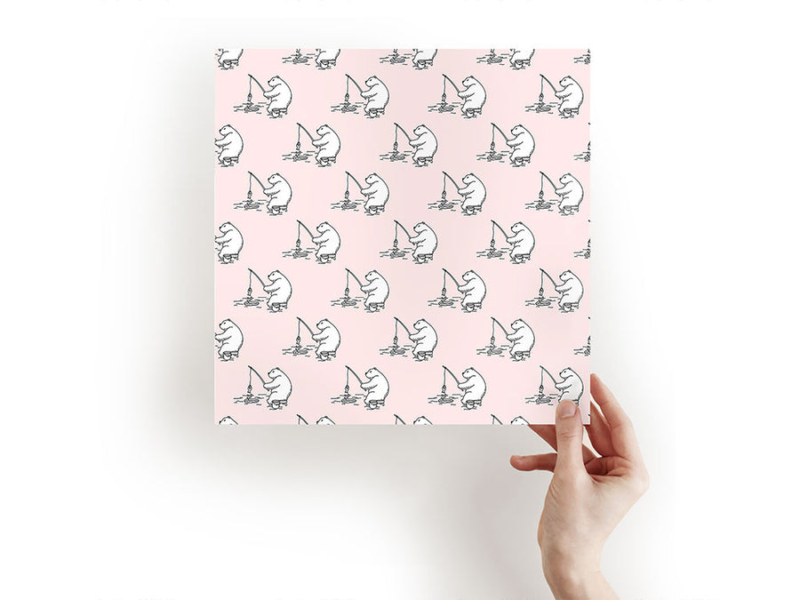 ice fishing animal Craft Sheets