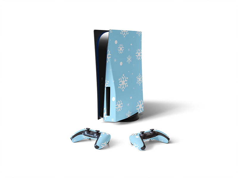 iced out snowflake Sony PS5 DIY Skin