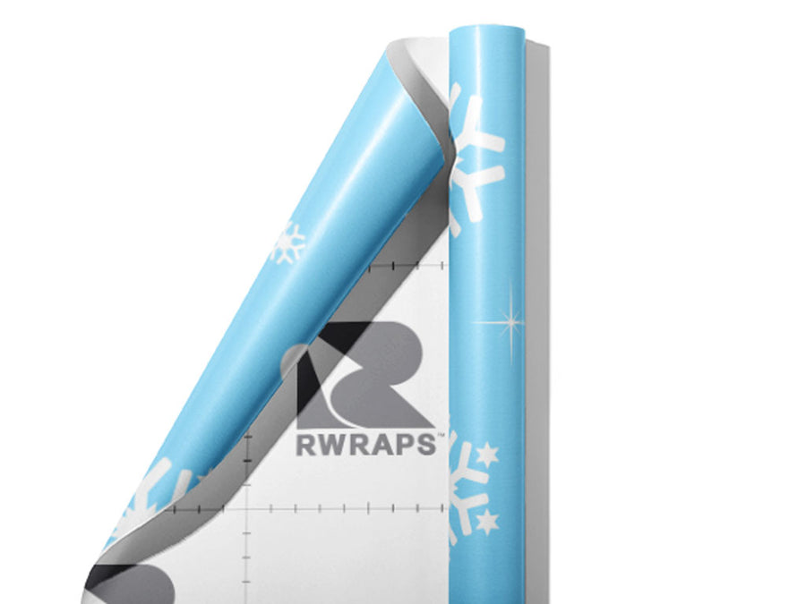 Iced Out Snow Wrap Film Sheets~Rwraps Series 914 Iced Out Snow Scrolled Sheet~3