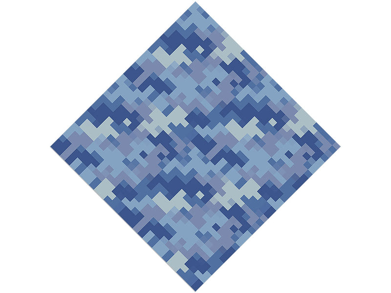 Icy Tundra Pixel Vinyl Wrap Pattern