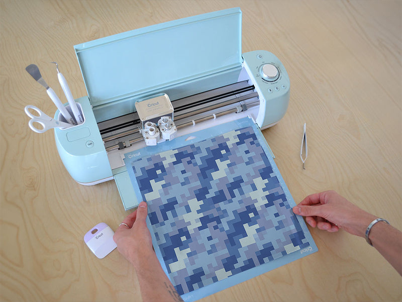 icy tundra pixel Cricut Compatible Vinyl