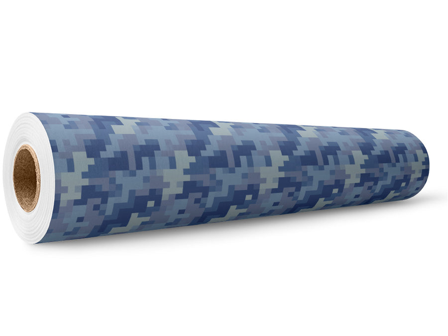 Icy Tundra Pixel Wrap Film Wholesale Roll~Rwraps Series 914 Digitally Printed Vinyl Roll~5