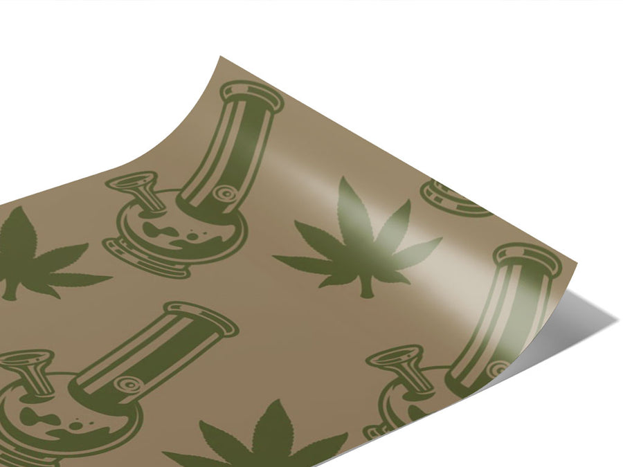 Idle Hands Cannabis Vinyl Wraps~Rwraps Series 914 Digitally Printed Vinyl Wrap~0